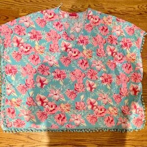 Simply Southern One Size Swimsuit Cover Up Angel Wing Sleeves- S/M Preowned